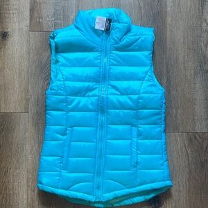 NWT RUE 21 Aqua Puffer Vest